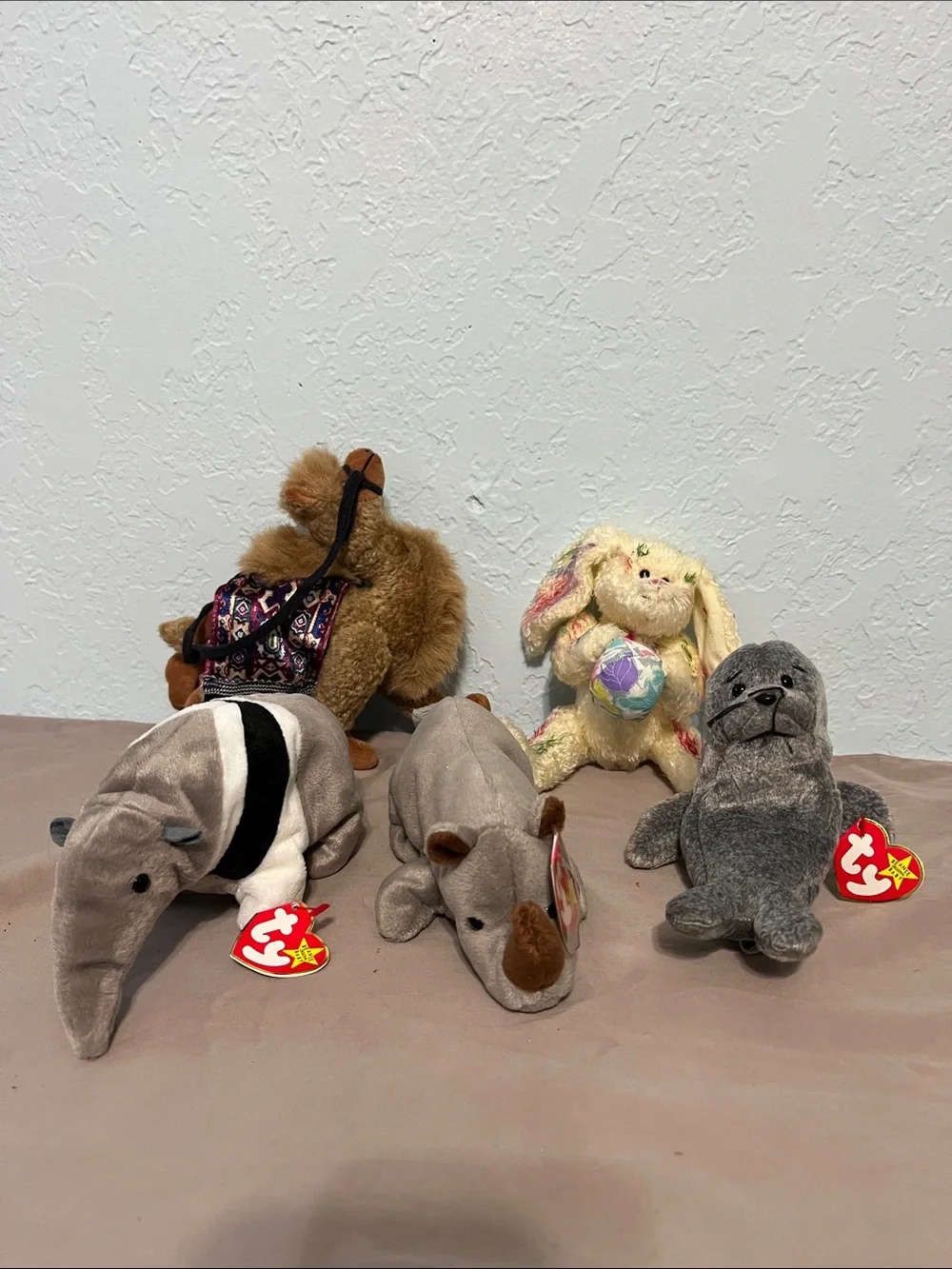 Set of Five Vintage Beanie Babies
